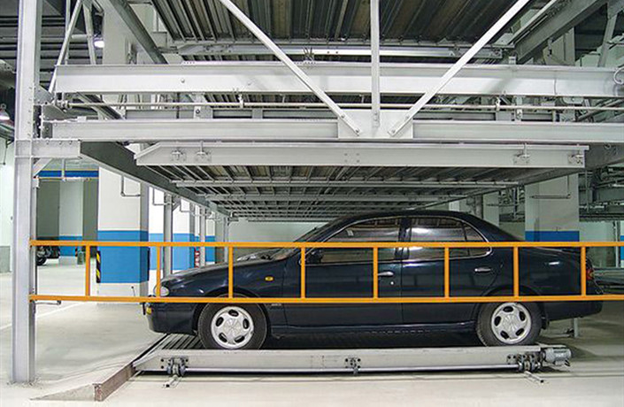 地下停車場(chǎng)三層機(jī)械車庫(kù)-升降橫移式 地下停車場(chǎng)三層機(jī)械車庫(kù)-升降橫移式