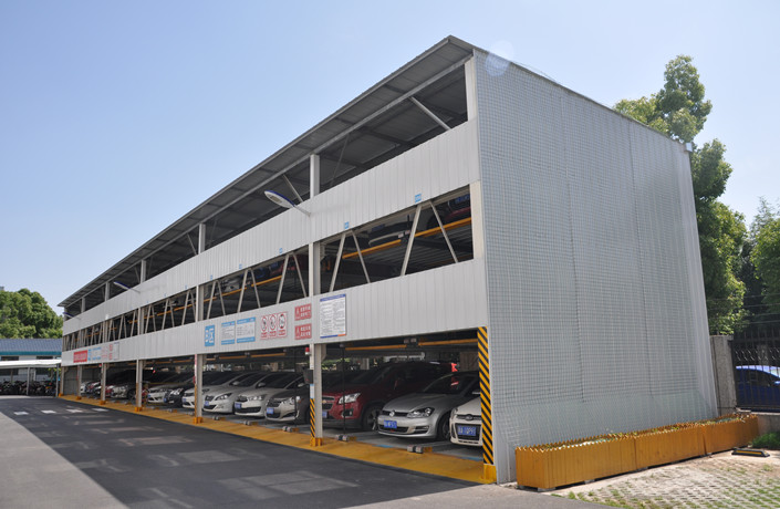 立體停車場三層機(jī)械車位-升降橫移式
