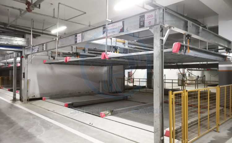 寫字樓大廈地下車庫兩層機(jī)械車位